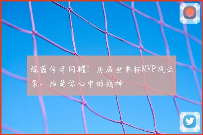 绿茵传奇闪耀！历届世界杯MVP风云录，谁是你心中的战神
