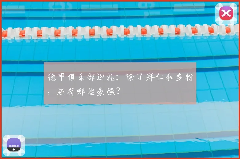 德甲俱乐部巡礼：除了拜仁和多特，还有哪些豪强？